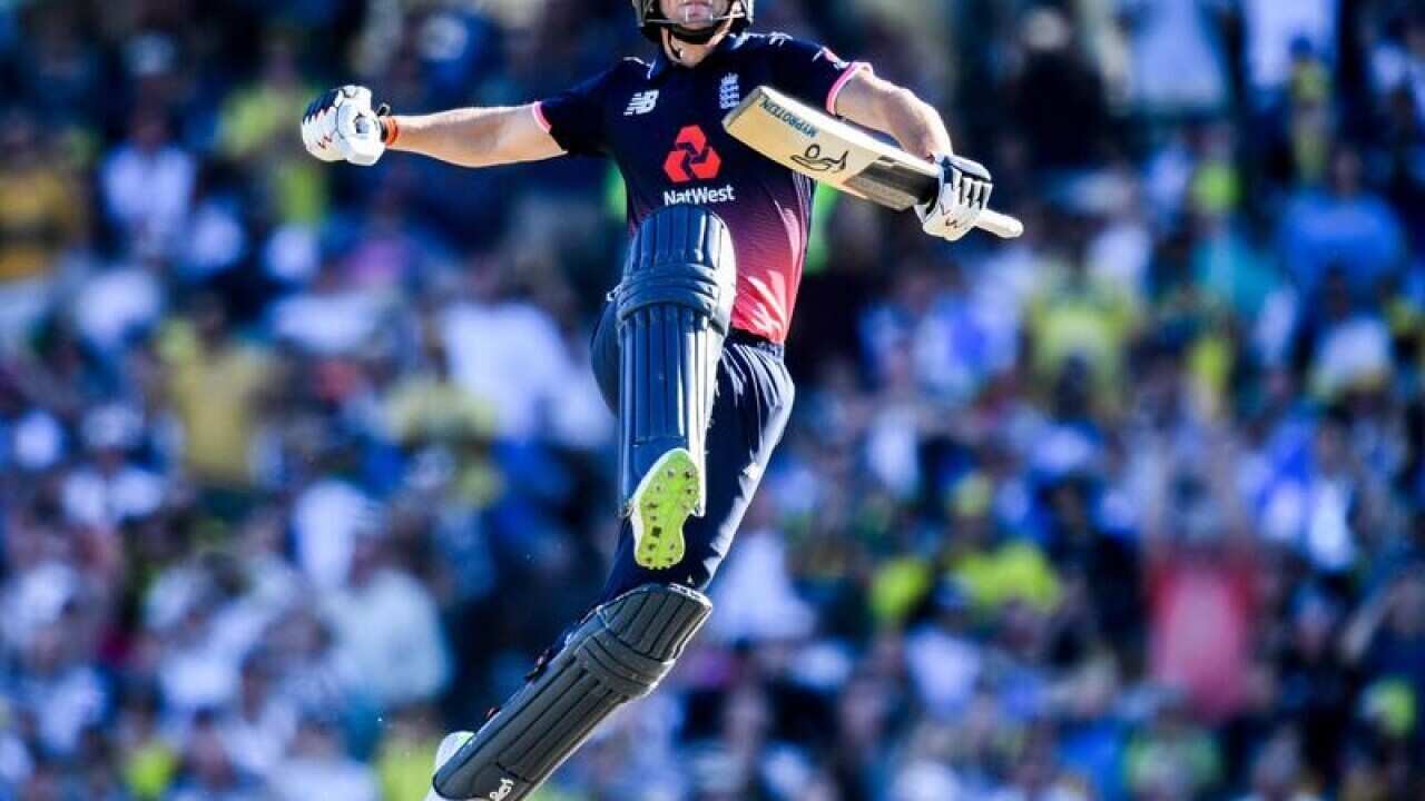 Jos Buttler batting for England