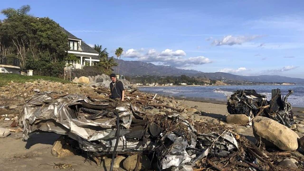 Southern California mudslides