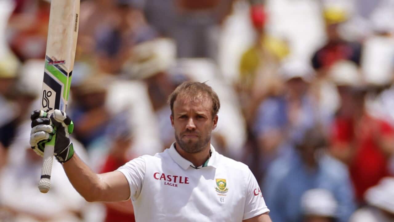 South African batsman AB de Villiers