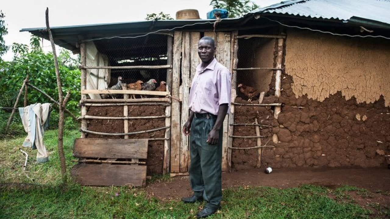 GiveDirectly, a nonprofit, is proceeding with plans to provide universal cash grants in rural Kenya. A grant allowed this recipient to build a house.