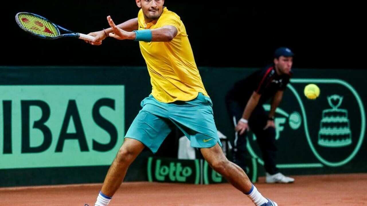 Australian tennis player Nick Kyrgios