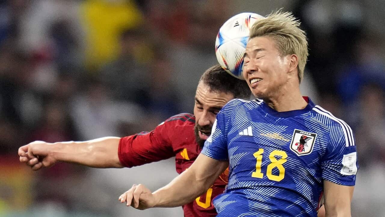 WCup Japan Spain Soccer