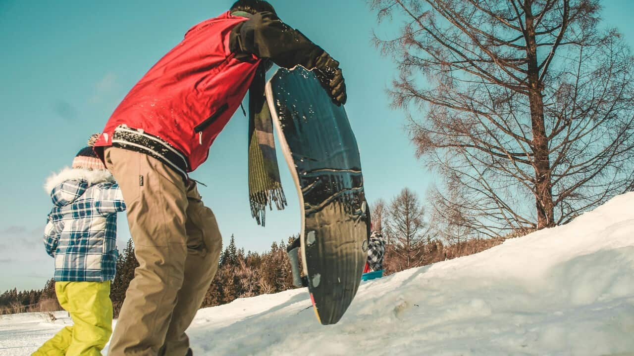 Skiing in Japan