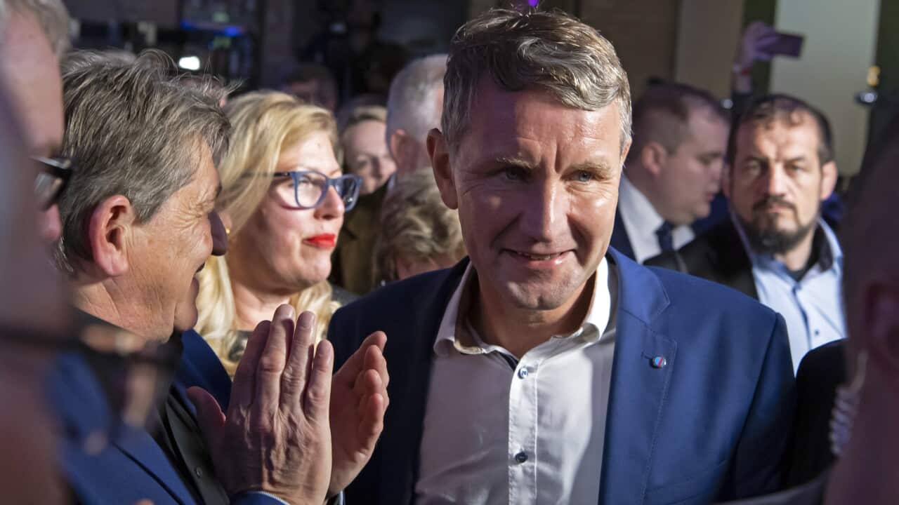 Bjoern Hoecke, chairman of the far-right Alternative fuer Deutschland (AfD) 