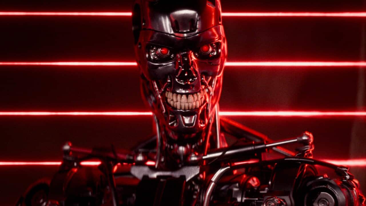 Series T-800 Robot in "Terminator Genisys".