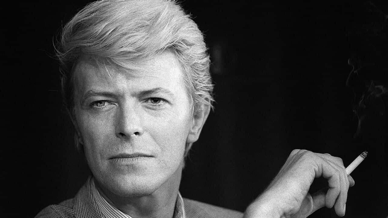 British musician David Bowie.