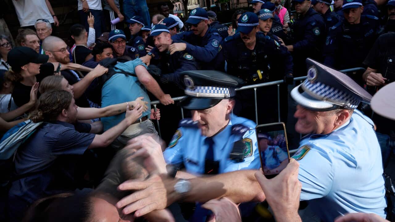 HERZOG AUSTRALIA VISIT PROTEST
