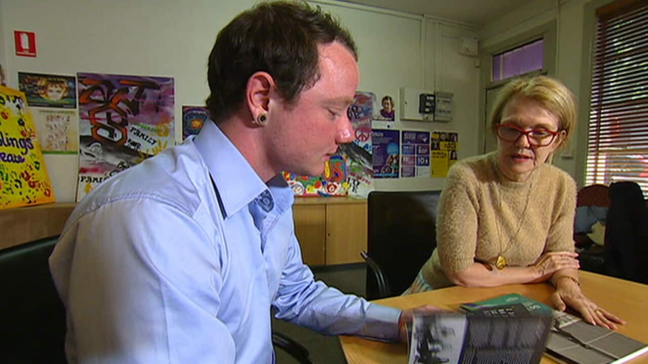 Aedan, left, and Jacqui Reed (SBS)