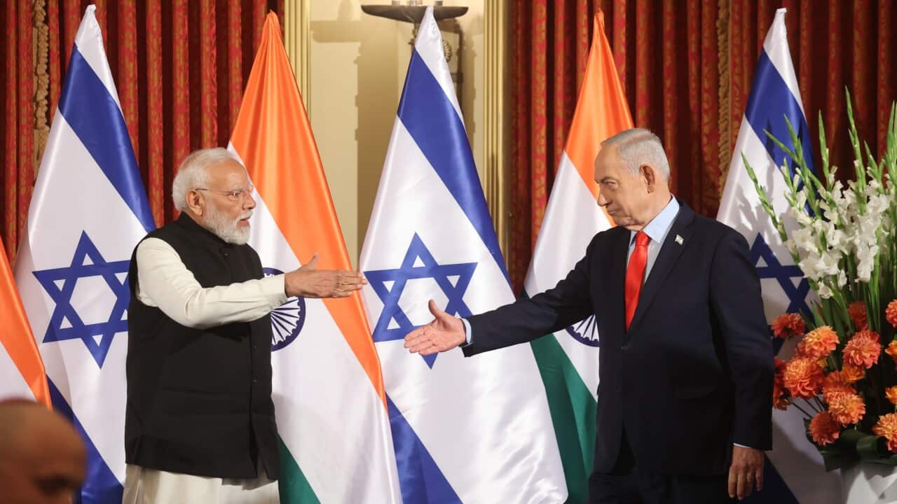 Indian Prime Minister Narendra Modi visits Israel