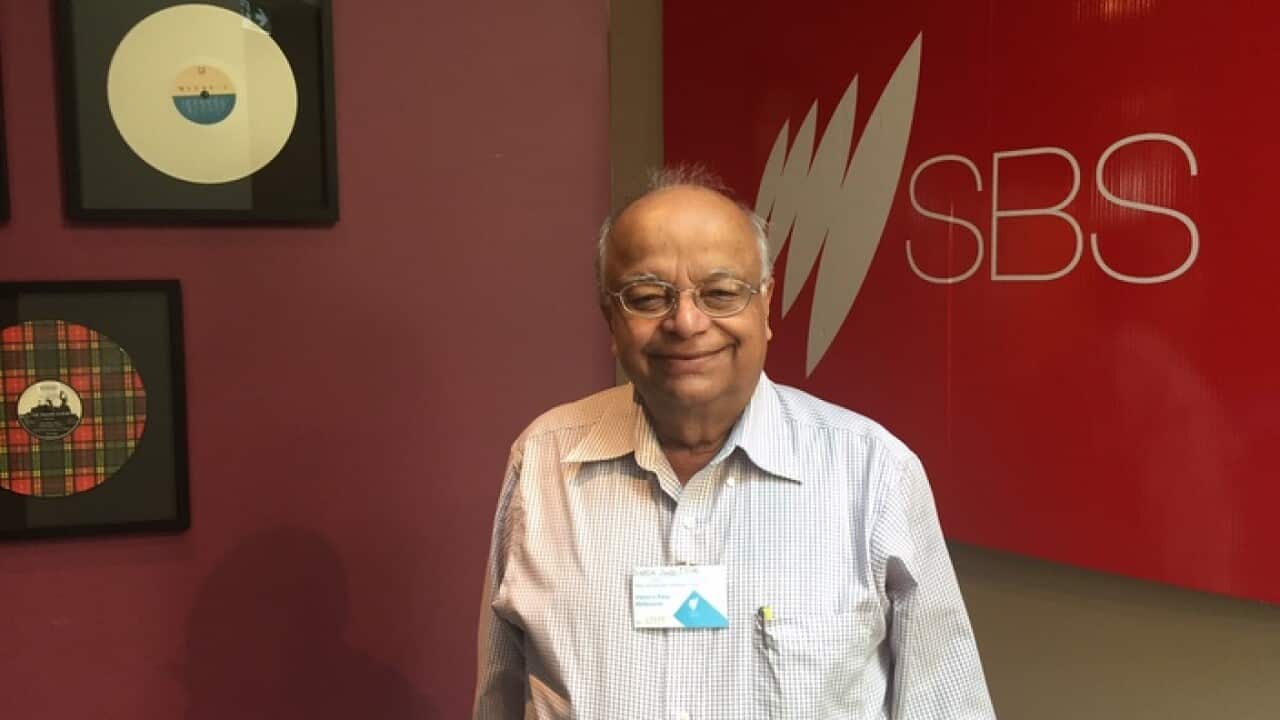 Dr Dinesh Sood, President of ISCA at SBS Melbourne studios