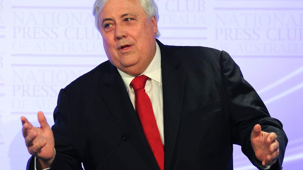 Billionaire and politician Clive Palmer