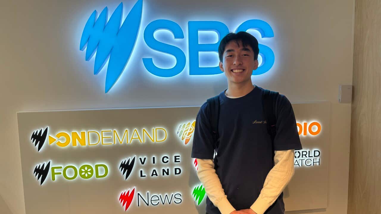 Terry Wang nella redazione di SBS.