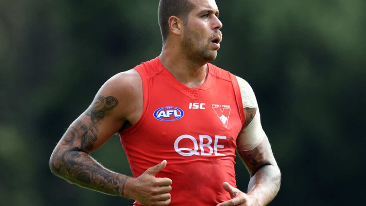 Sydney Swans AFL player Lance Franklin
