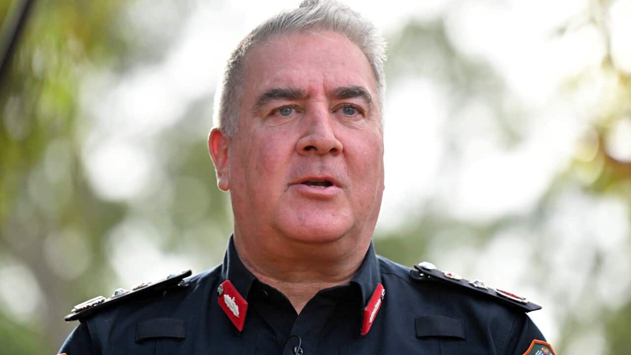 A man in a police uniform