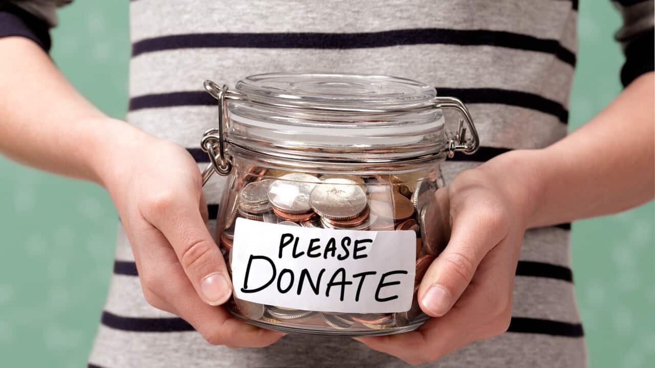 PLEASE DONATE CHARITY JAR