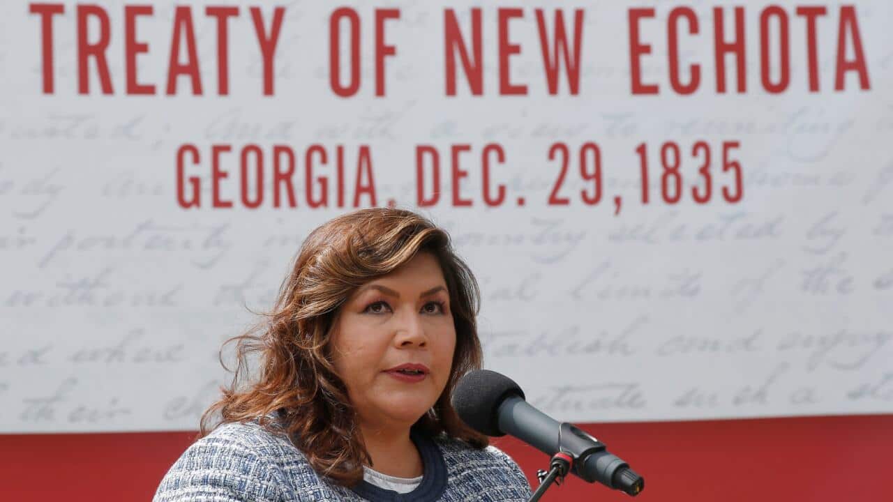 Kimberly Teehee, the vice president of government relations for the Cherokee Nation, has been nominated to represent the Nation.