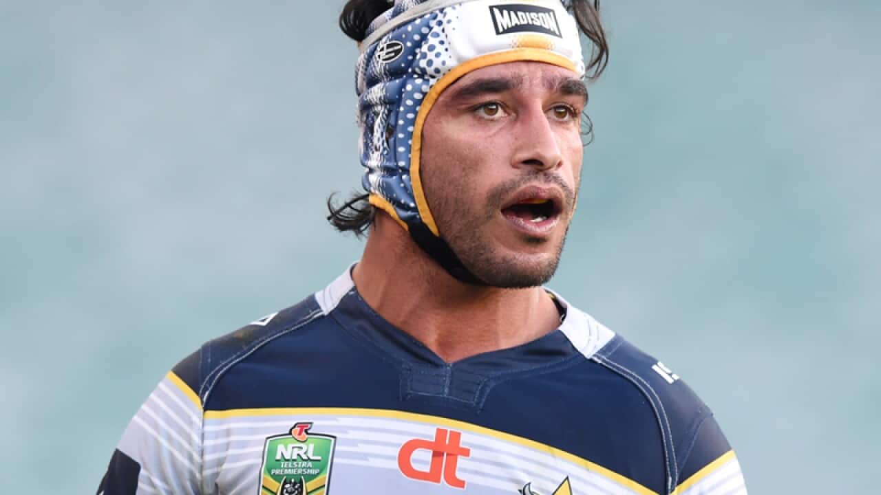 Johnathan Thurston during an NRL match.