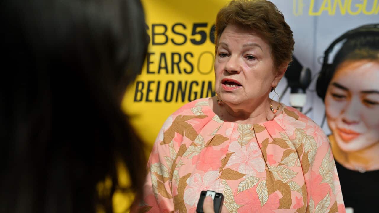 Maria Bengtsson, Family First's candidate for Calwell on SBS Greek
