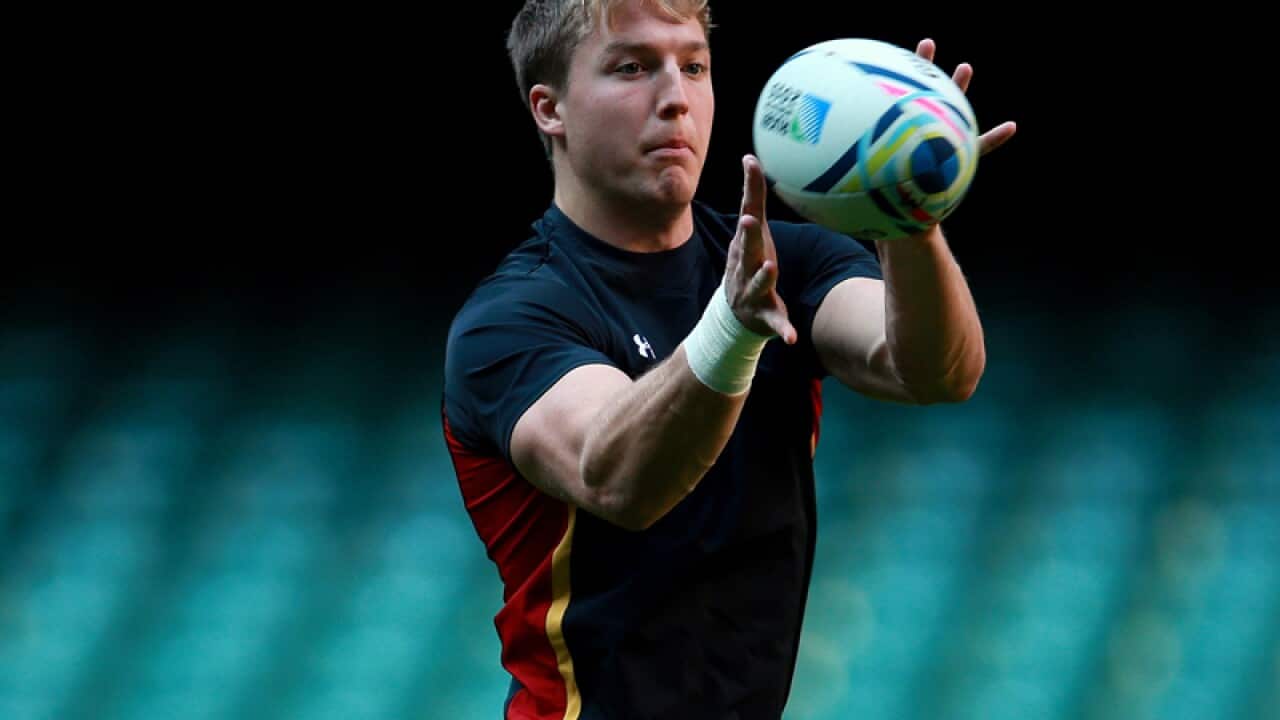 Wales' Tyler Morgan.