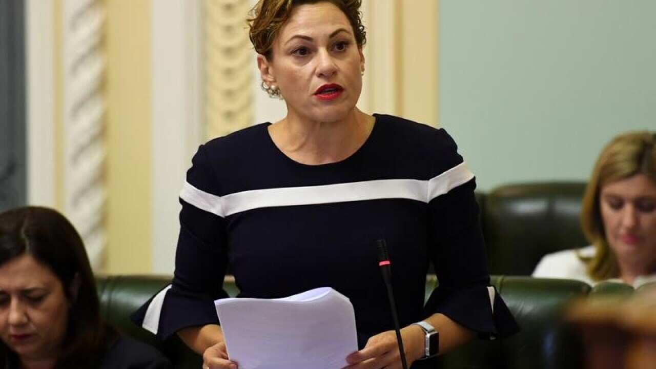 Queensland Deputy Premier Jackie Trad speaks.