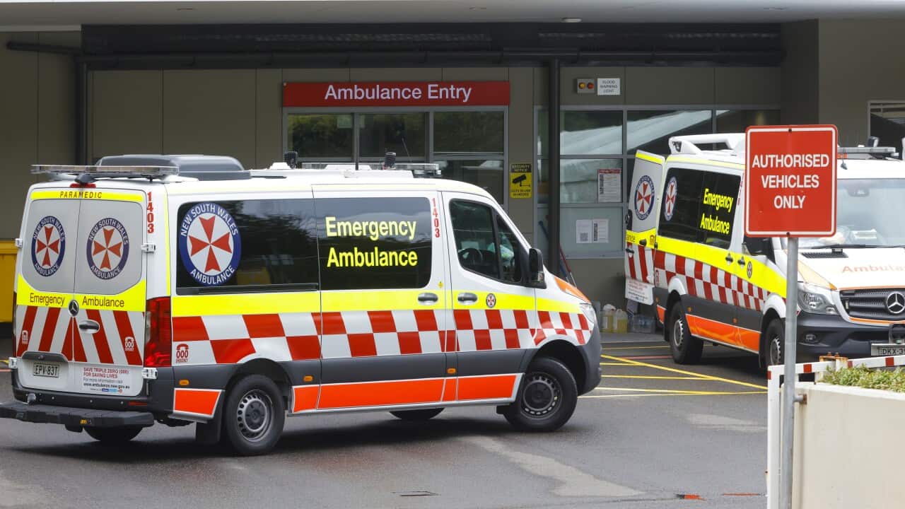 Ambulances arrive at St Vincent's Hospital