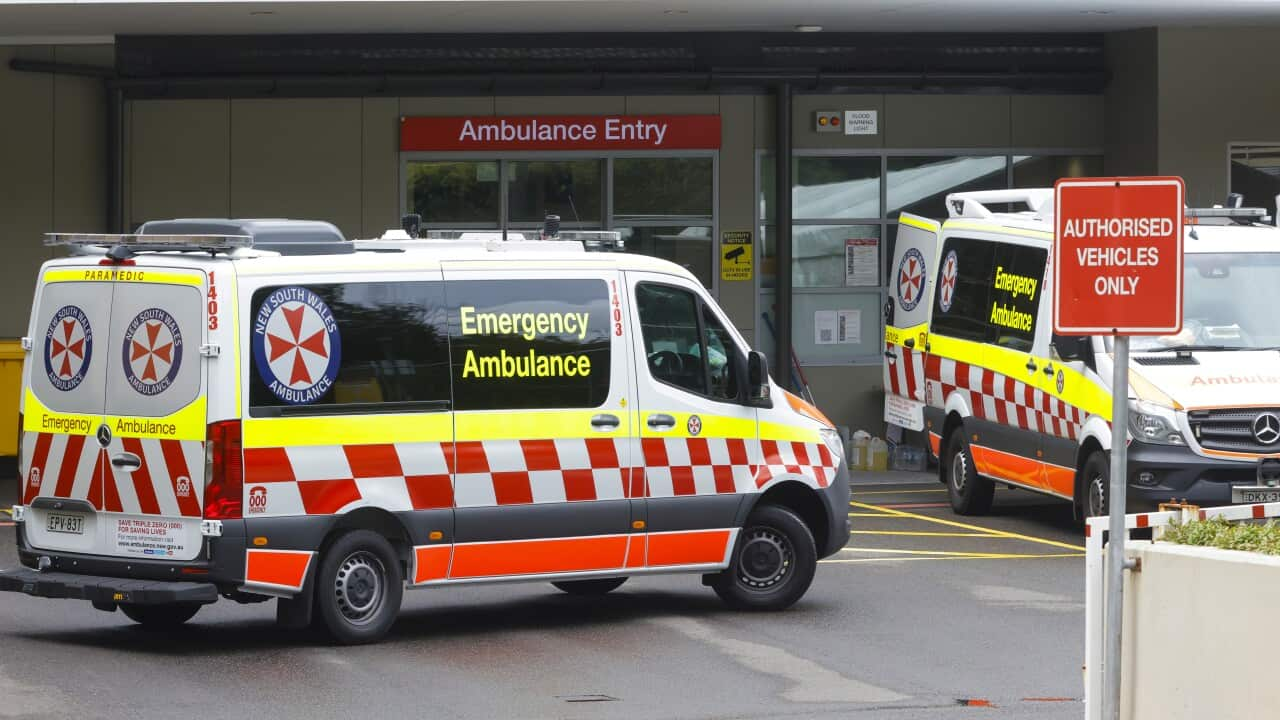 Ambulances arrive at St Vincent's Hospital 