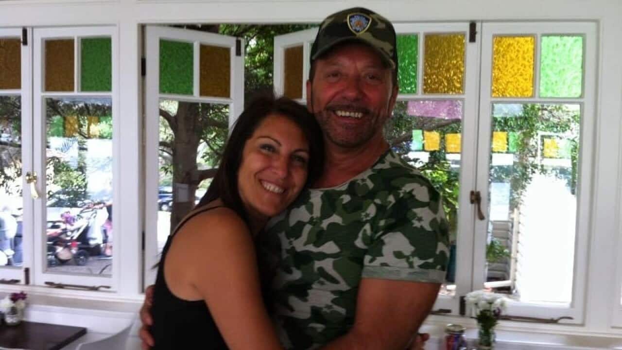 Orlando Scolese with a friend