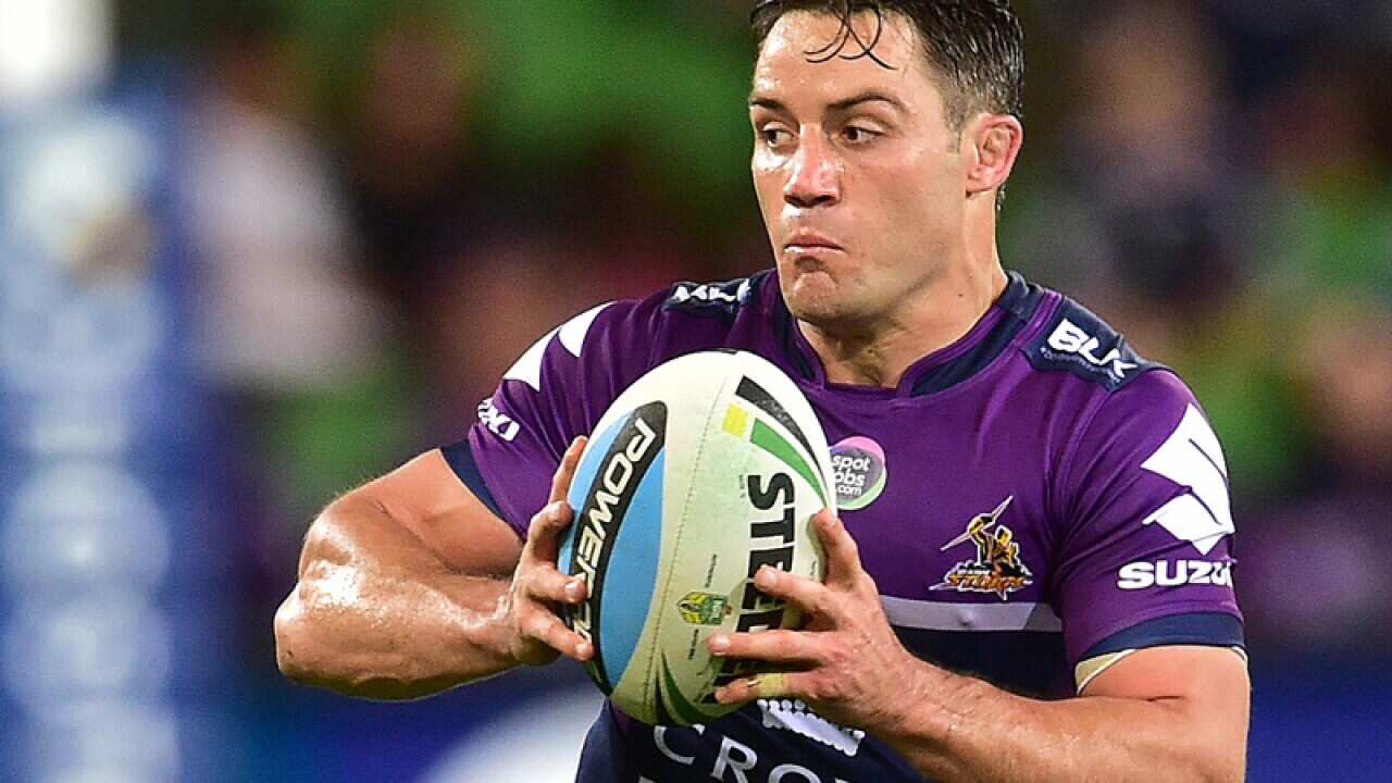 Cooper Cronk in action.
