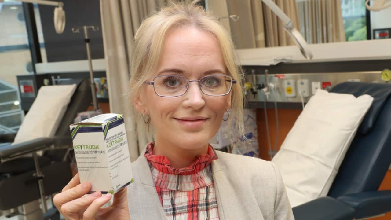 Alison Beninati ashika dawa ya Keytruda inayo tumiwa kutibu ugonjwa wa Hodgkins Lymphoma