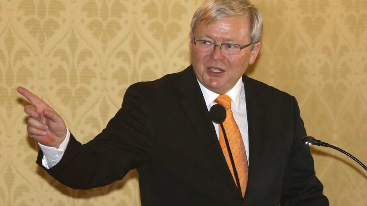 Former prime minister Kevin Rudd