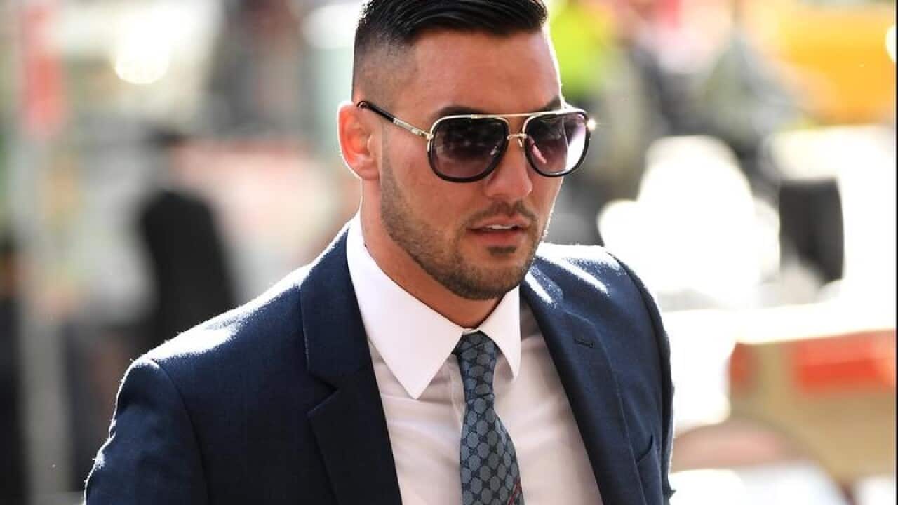 Salim Mehajer arrives at former court hearing.