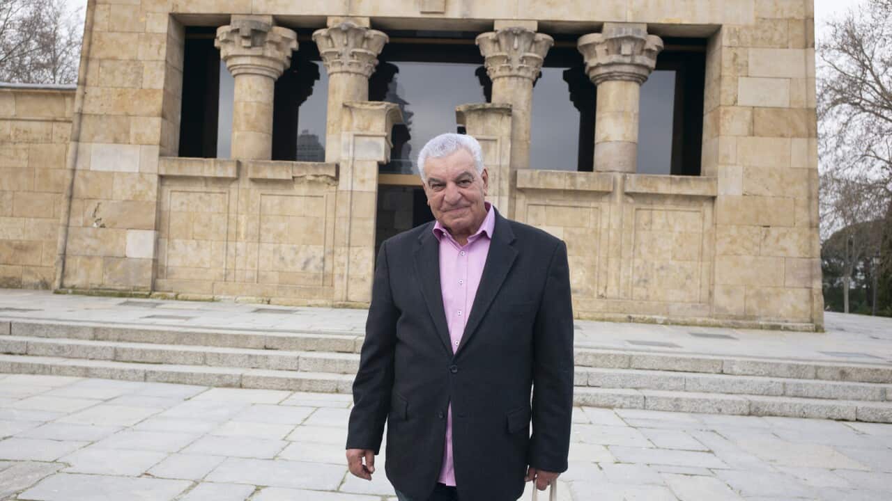 Zahi Hawass Visits The Debod Temple Of Madrid