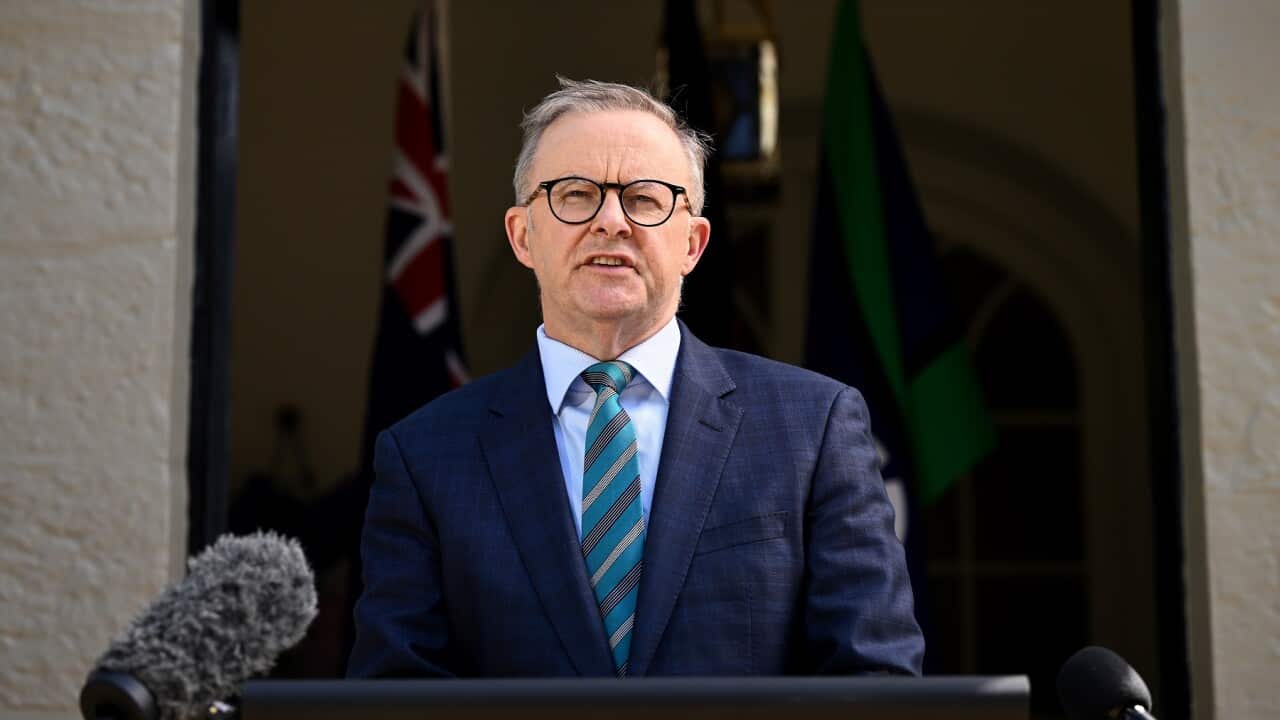Anthony Albanese speaks to the media following the National Cabinet meeting