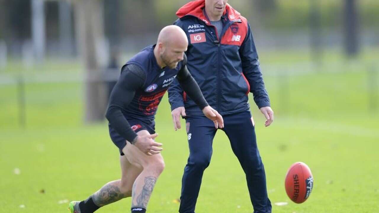 Nathan Jones and Simon Goodwin