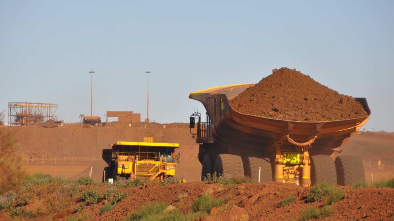 Fortescue Metals' Christmas Creek iron ore operations in the Pilbara