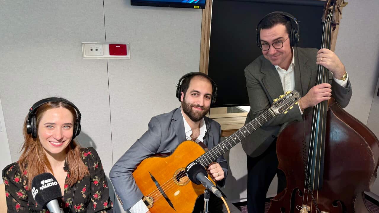 Il gruppo Dai, Ciccio! negli studi di SBS.