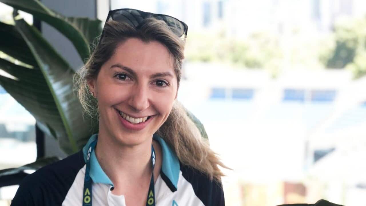 Felicia Quatela, esperta di statistica agli Australian Open