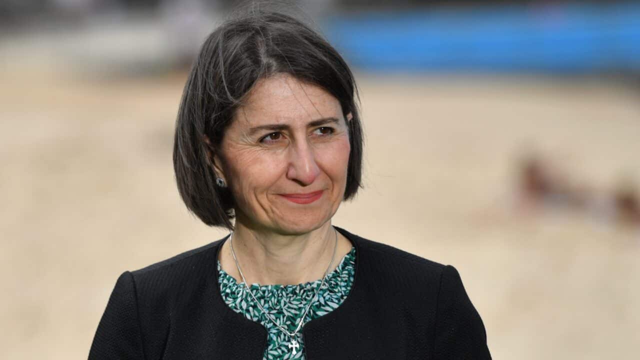 NSW Premier Gladys Berejiklian at a press conference in Sydney, Monday, September 21, 2020. (AAP Image/Mick Tsikas) NO ARCHIVING