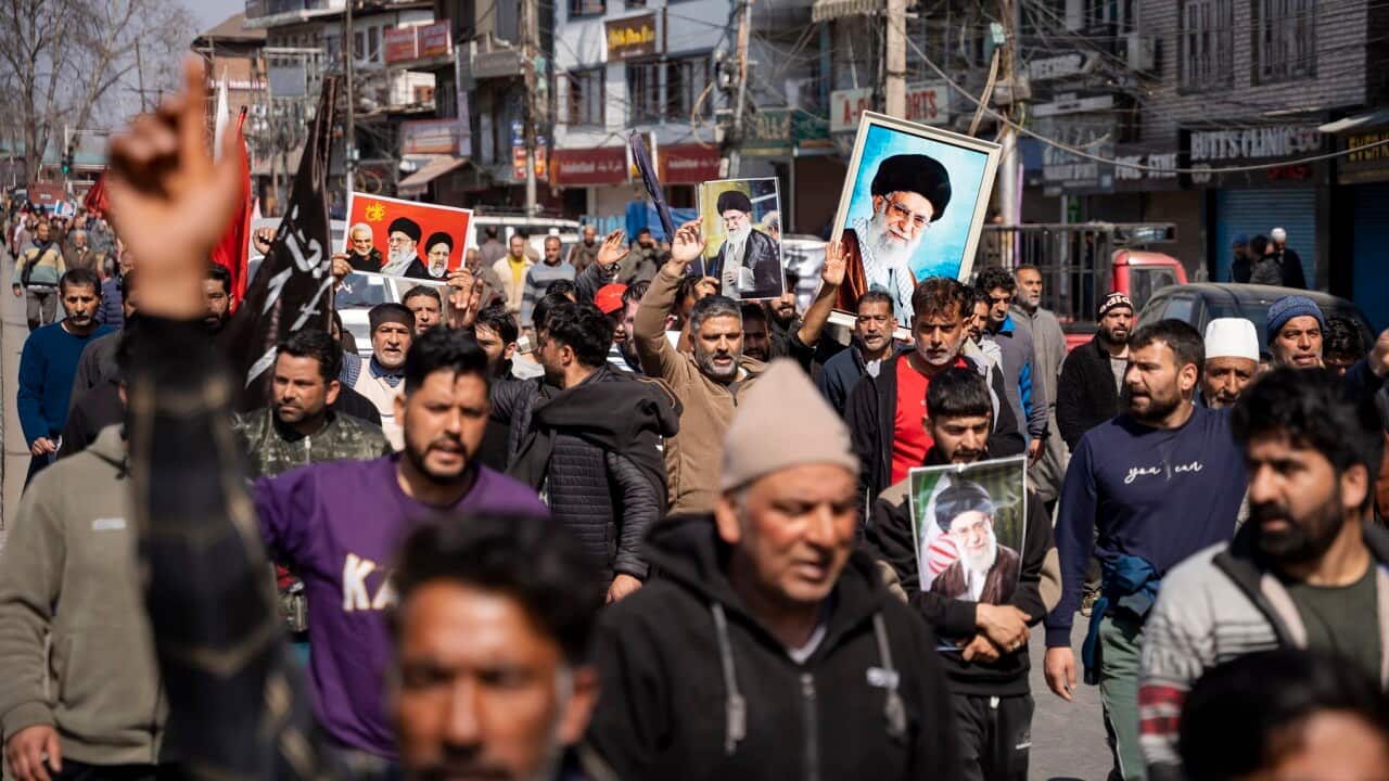 Massive Protests Erupt Across Kashmir After Killing of Iran’s Supreme Leader Ayatollah Khamenei