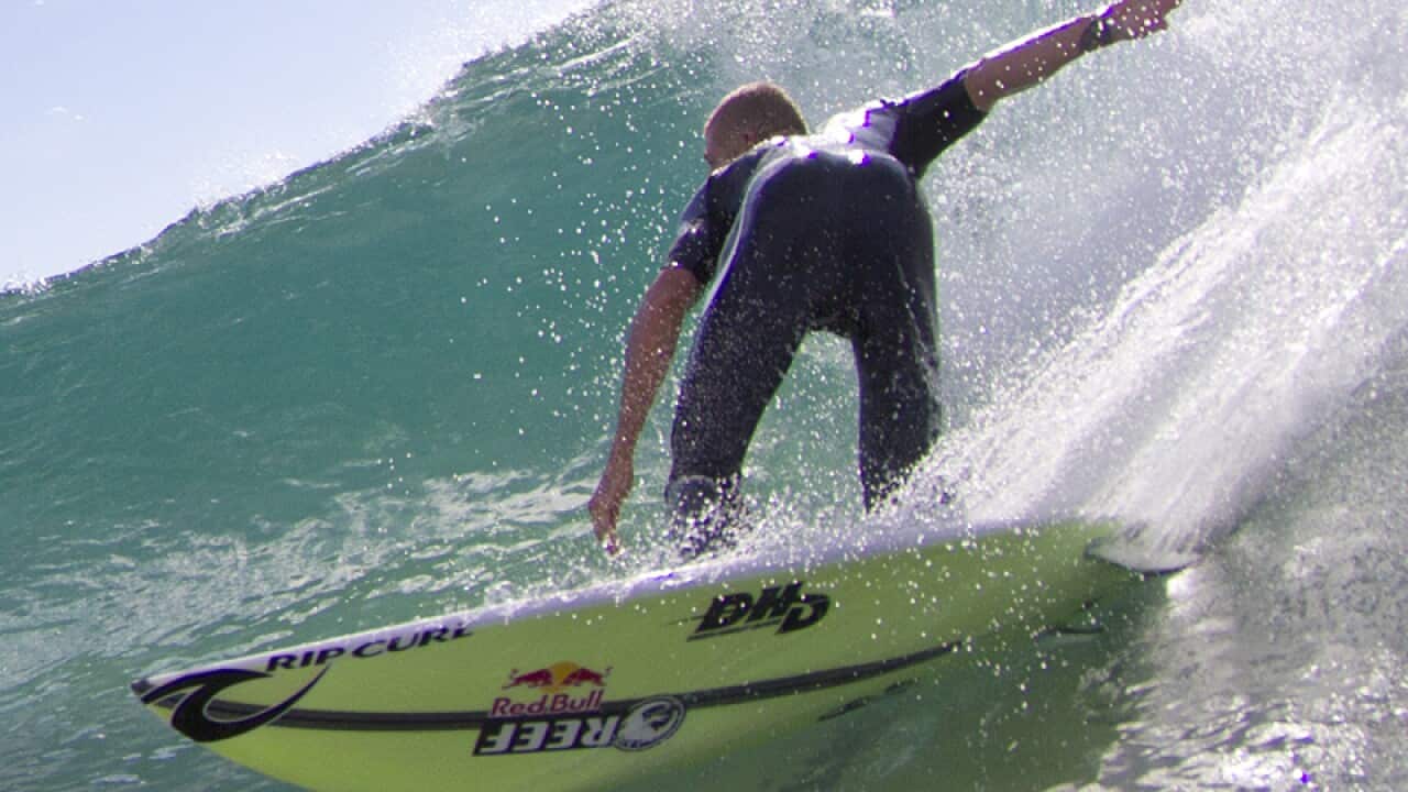 Australian professional surfer Mick Fanning