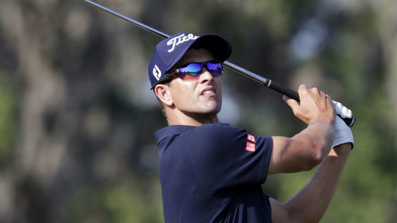 Australian golfer Adam Scott