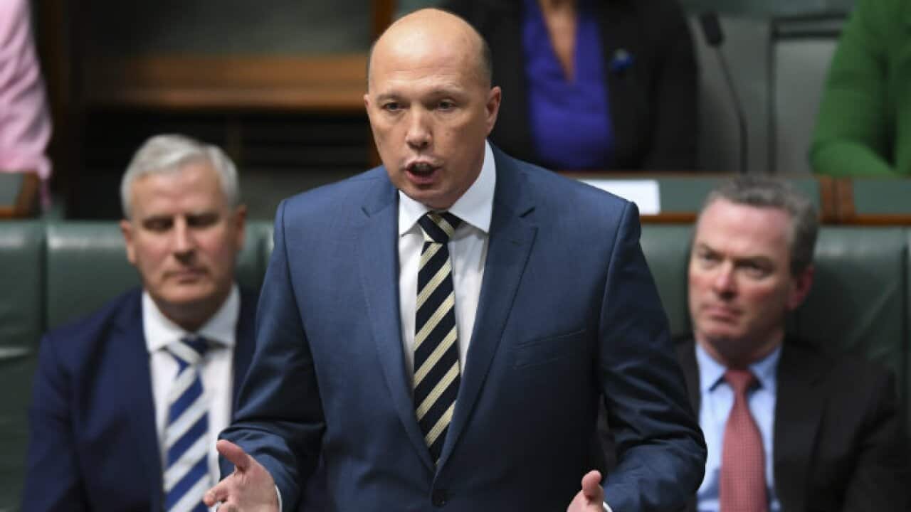Australian Home Affairs Minister _Peter Dutton