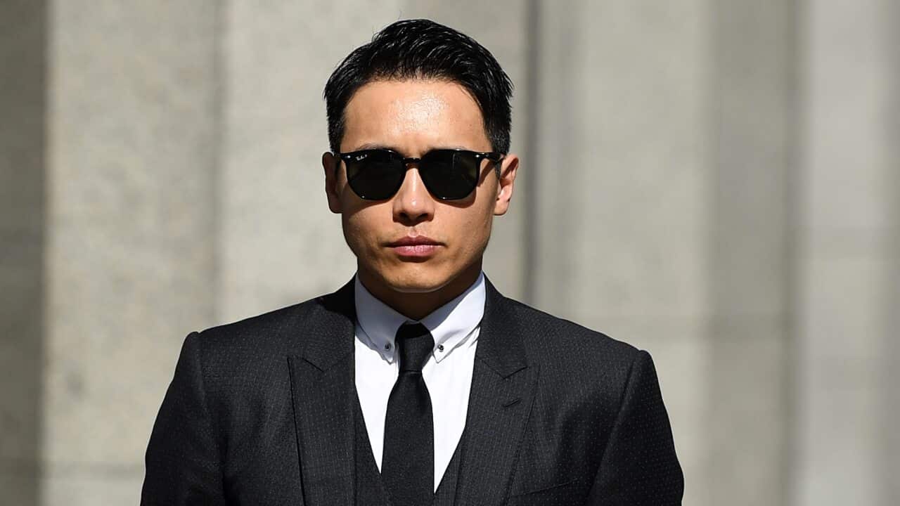 Chinese movie star Yunxiang Gao at Sydney's Downing Centre Local & District Court.