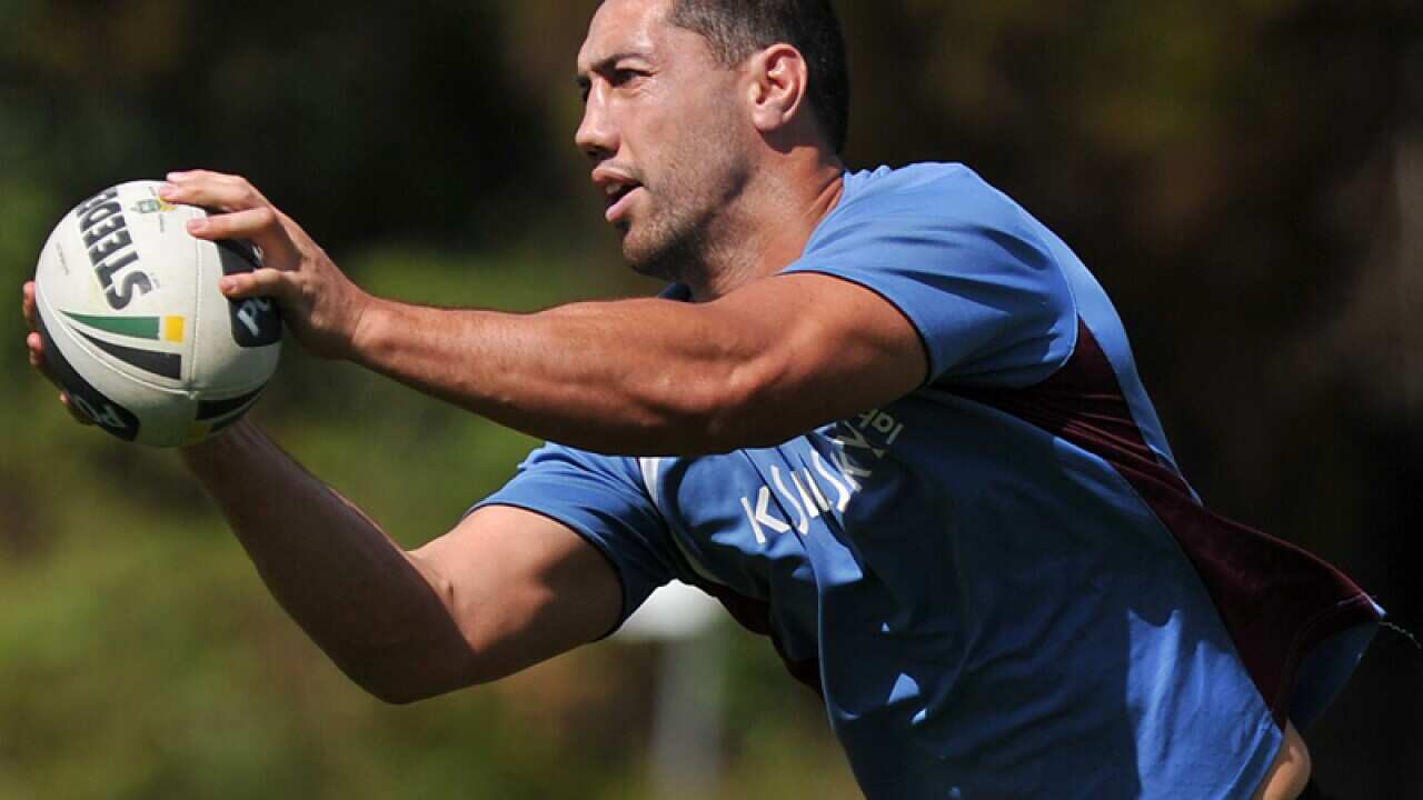 Brent Kite during a training session