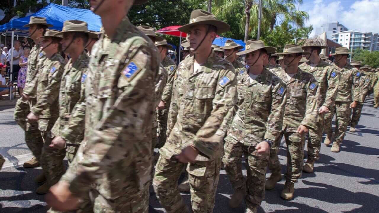Australian veterans march