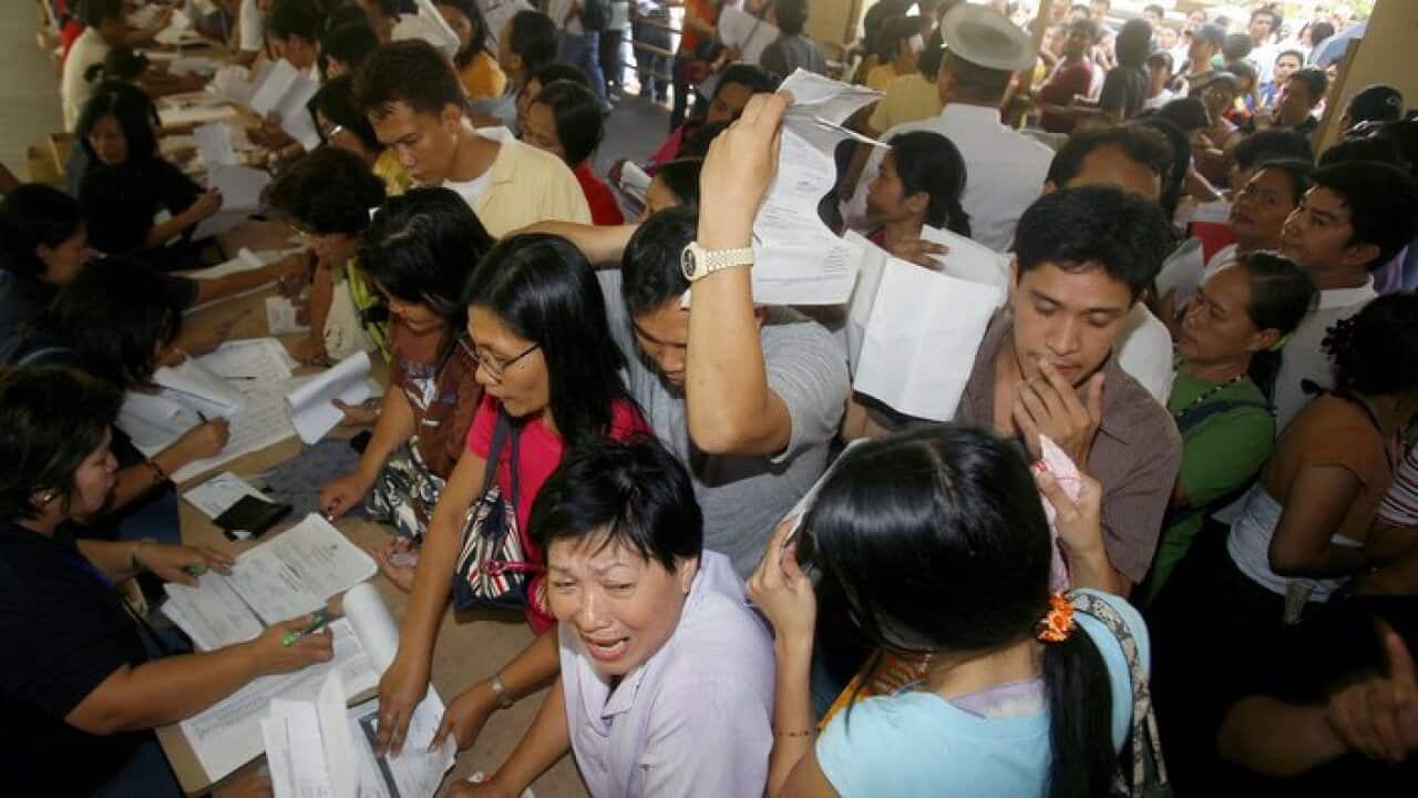 Filipino public school teachers in an electoral precint