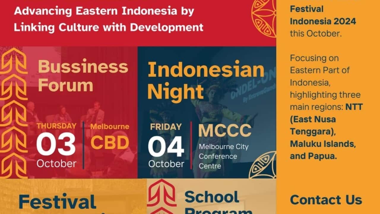 Official flyer of Indonesian Festival 2024 -  03 Oct to 11 Oct.
Image courtesy: Festival Indonesia Inc.