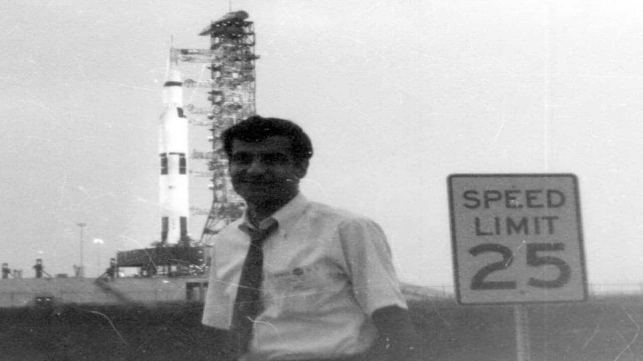 D. Simopoulos at Apollo 11 launch, 16.6.1969.