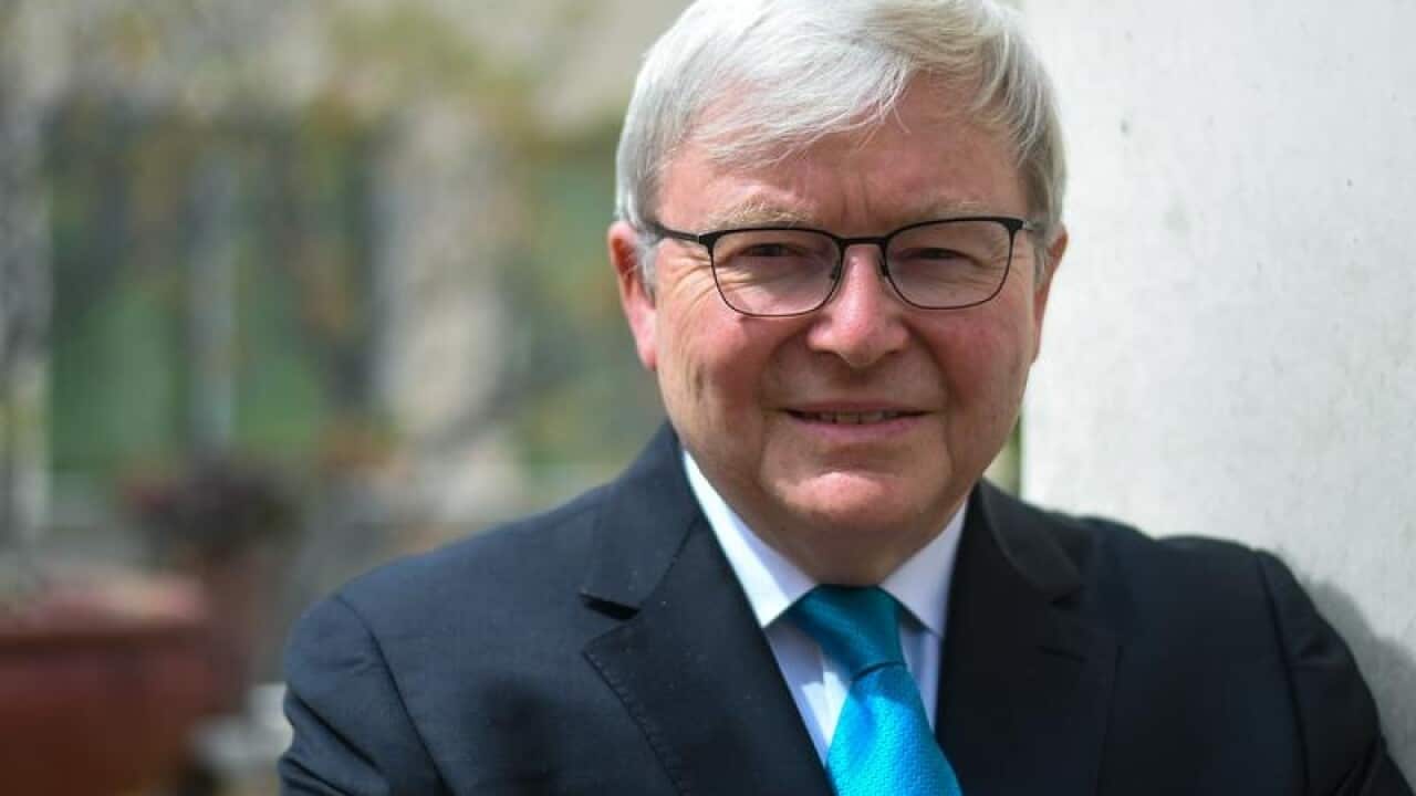 Former Australian prime minister Kevin Rudd