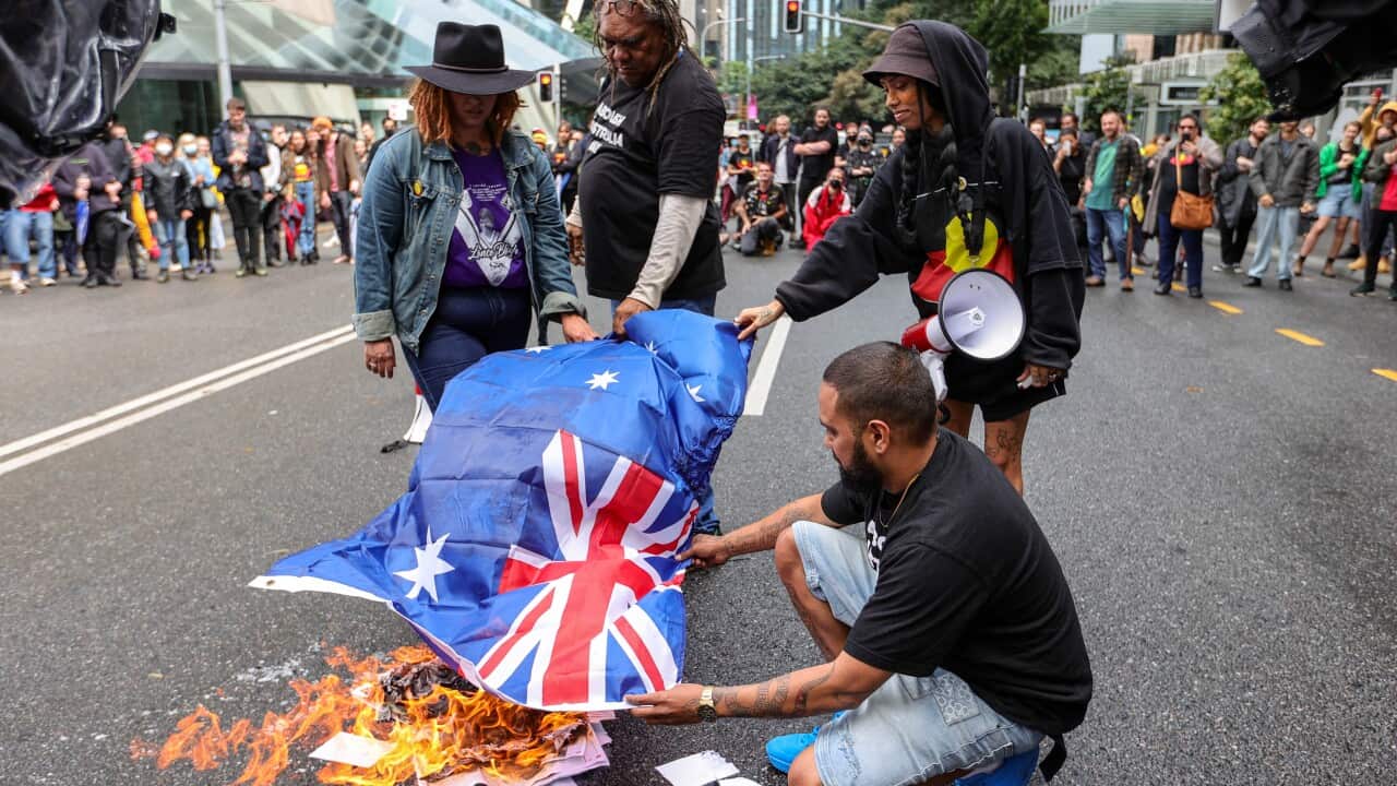 ANTI MONARCHY PROTEST BRISBANE